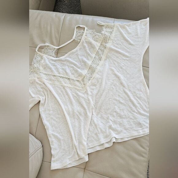 Nwot open back pins and needles size xs boho top - Picture 1 of 8